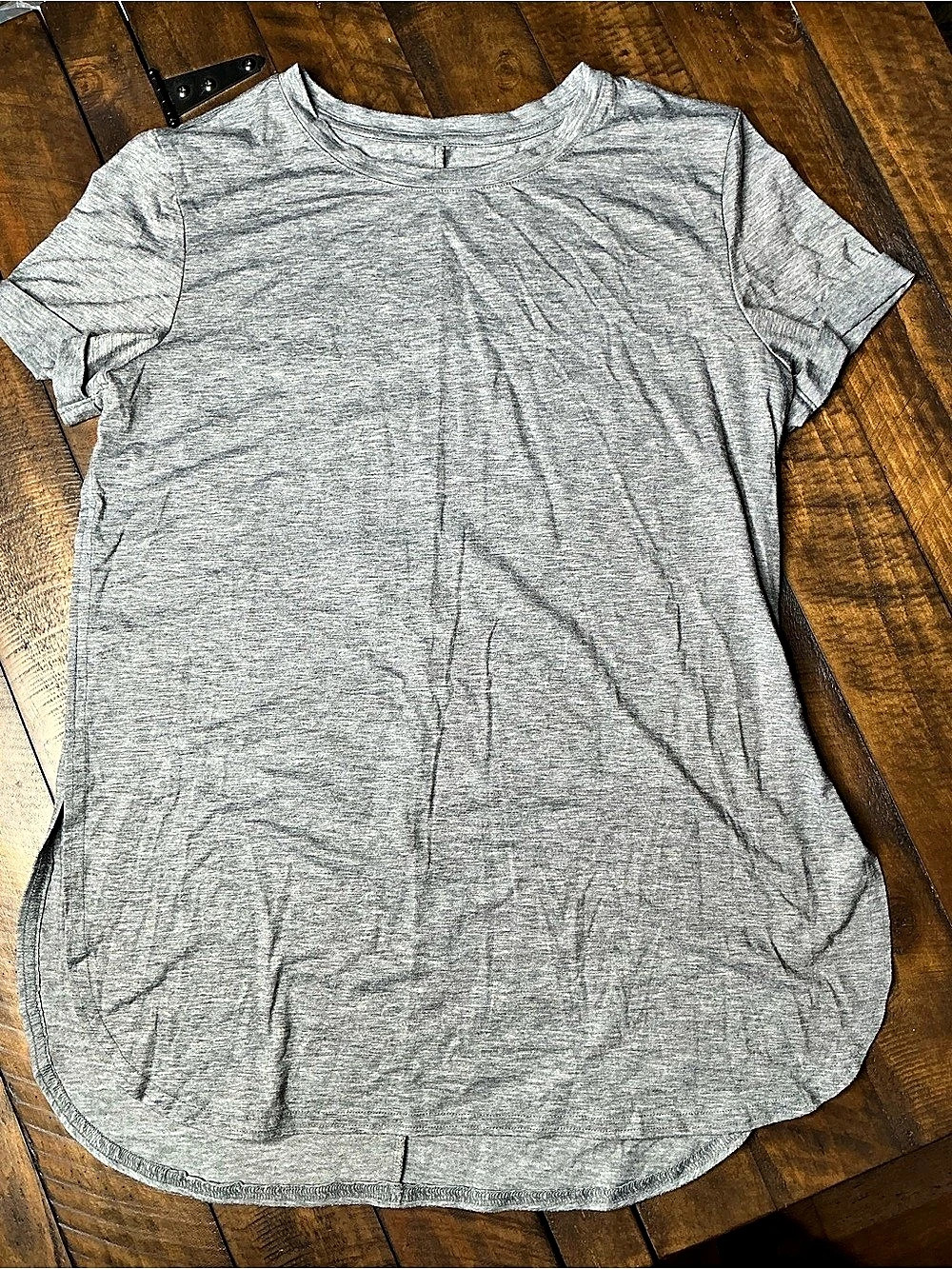Tek Gear On-the-Go Gear Short Sleeve Tee Gray Small